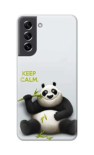 Image of PRINTFIDAA� Printed Hard Back Cover Case for Samsung Galaxy S21 FE 5G Back Cover (Cartoon Panda) -2808