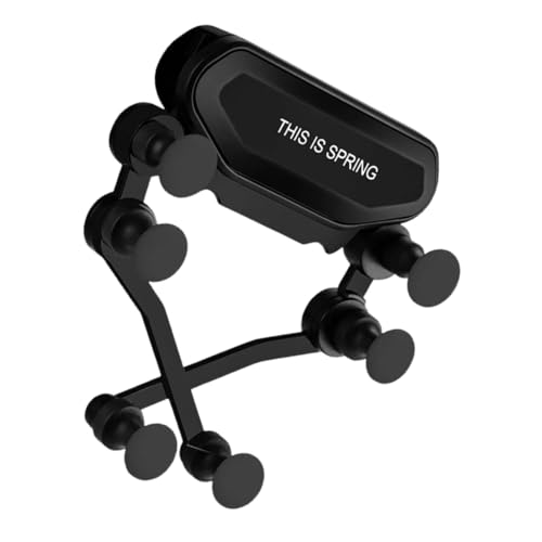 per Smartphone da Auto Porta Cellulare per con Installazione Facile e Sicura per e Auto Nero