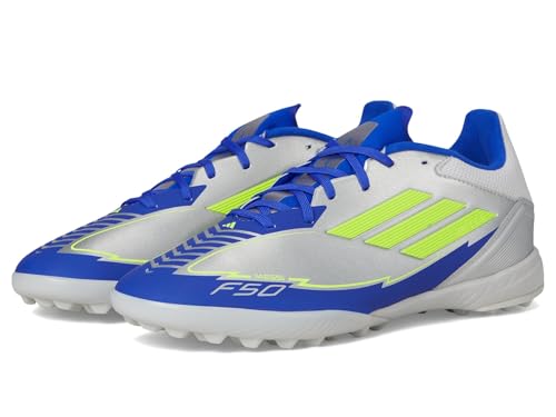 adidas Mens F50 League Messi Turf Soccer Cleats - Silver, Yellow2