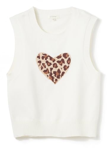 NO COMMENT Juniors Sleeveless Motif Sweater Vest