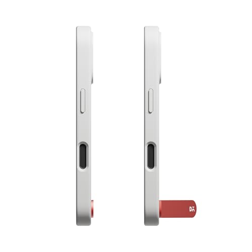 Image of DailyObjects Stack Phone Kickstand /Phone Stand /Mobile Holder, Vertical and Horizontal Stand, Adjustable Angle, Compatible with iPhone - Coral Red