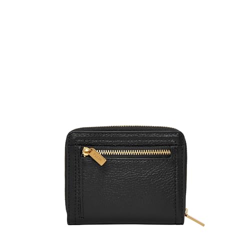 Image of Fossil Women's Logan RFID-Blocking Leather Mini Multifunction Bifold Wallet
