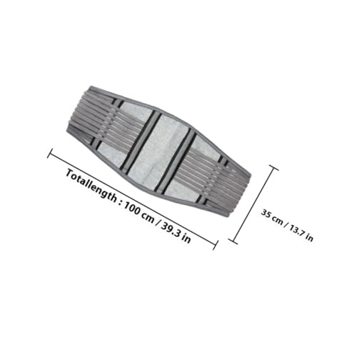 Faja deportiva para soporte lumbar color plata miniatura 2