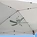 Canopy Breeze Canopy Fan Portable, Rechargeable Ceiling Fan for Canopies, Gazebos, Pergolas + more! 6-Hour Run Time, 31” Diameter Blades, Easy Install w/out Tools, Remote Control, Travel Case included