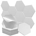DASIAUTOEM 12 Pack Acoustic Panels Self Adhesive Sound Proof Foam, High Density Sound Acoustic Foam Panel, 12X10.4X1.8 Inch Hexagon Wall Panels in Home,Office,Reccording Room,Studio
