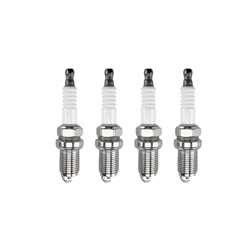 4 Pack Compatible with John Deere XC92YC MIU11020 Spark Plug Replacement for Z335E Z335M Z345M Z345R Z355E Z355R Z375R Mowers (980) Copper Plus Small Engine Spark Plug