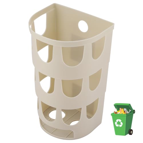 Caneca de basura rectangular de plástico para cocina y baño