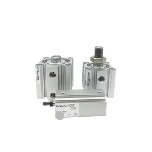 Vérin pneumatique compact CDQ2A40-15DCMZ double effet pour automatisation