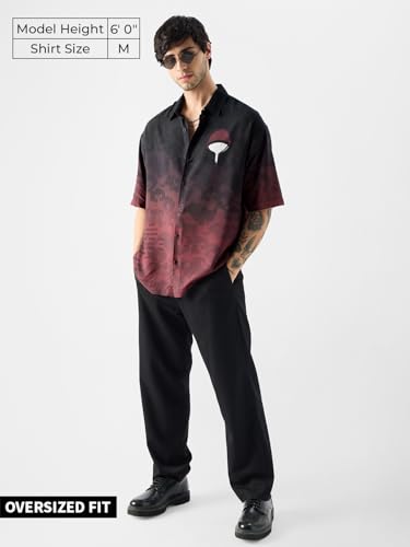 The Souled Store Men's Cotton Oversized Fit Shirt