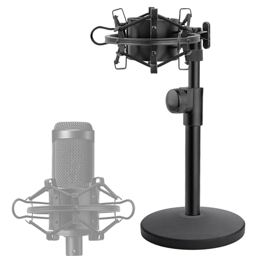 Support de microphone de bureau Avatar en métal robuste compatible AT2020 et AT2035
