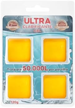 Pastilhas Super Clarificante Em Gel Decantador Para Piscinas Ultr...