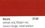 Inhalt: 1 l - Can Kramp Deutz-Fahr Lack Räder Rot 3130 Kunstharz Landmaschinenlack 1L