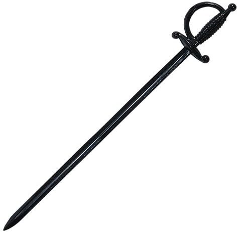 Pack of 100 Heavyweight 4 1/2" BLACK Sword Food/Cocktail Pick