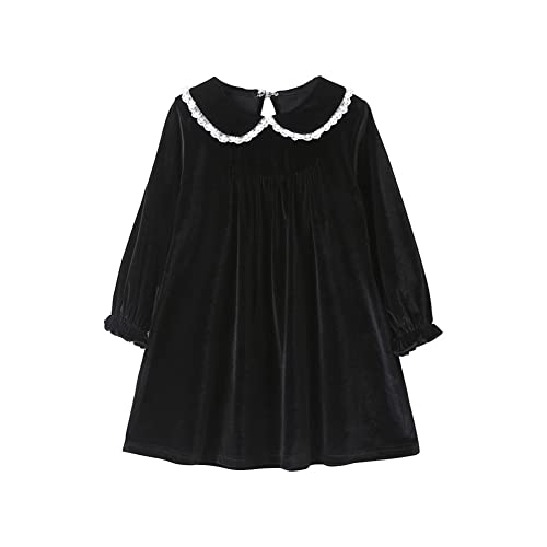 Amazon.com: Mud Kingdom Fashion Velvet Dress for Toddler Girls Lace Peter Pan Collar Long Sleeve Black 2T: Clothing, Shoes & Jewelry Amazon.com: Mud Kingdom Fashion Velvet Dress for Toddler Girls Lace Peter Pan Collar Long Sleeve Black 2T: Clothing, Shoes & Jewelry