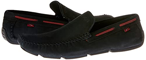 Sapato Mocassim Ferracini Nobuck Bordo Solado Mali Preto, Ferracini, Masculino, Marinho, 41