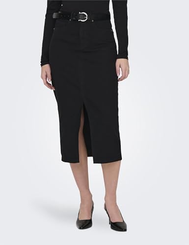 ONLY Women's Denim Front Slit Skirt - Onlsiri Style - Image 3