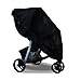 Mommy's Helper Durable Baby Mosquito and Bug Net Cover for Strollers & Joggers, Play Pens; Breathable Ultrafine Mesh with Elastic (Black)