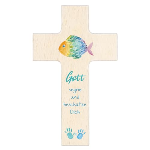 Kinderkreuz 'Gott segne & beschütze Dich' 20cm