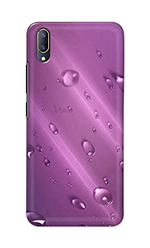 Image of PRINTFIDAA Water Bubbles in Lilac Background Printed Designer Hard Back Case Cover for Vivo V11 Pro / X21s -(UO) MVN1005