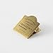 Traveler's Notebook Brass Clip TRC Logo Pattern 43089006