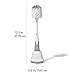 OXO Tot Bottle Brush with Nipple Cleaner and Stand, Gray