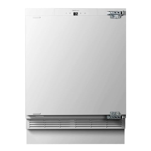 Cecotec Mini Nevera Integrable de 138 L Bolero CoolMarket TT BI 138 White E. Altura 81,8 cm y 59,5 cm de Ancho, Display Touch, Fast Cooling, Puerta Reversible, Temperatura Regulable, Blanco