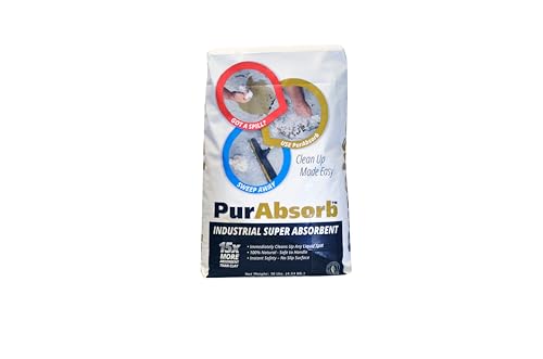 Image of Industrial Super Absorbent 10 lb Bag of Cellulose Oil Absorbent. 100% Organic. 15x's More Absorbent Than Clay Oil Absorbent.