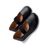 GIOSEPPO MALAKISI, Zapatos Planos Mary Jane Mujer, Negro, 38 EU