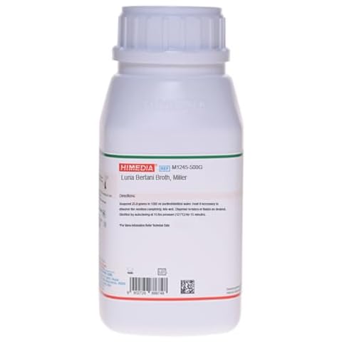 HiMedia M1245-500G Miller Luria Bertani Broth, 500 g Cover