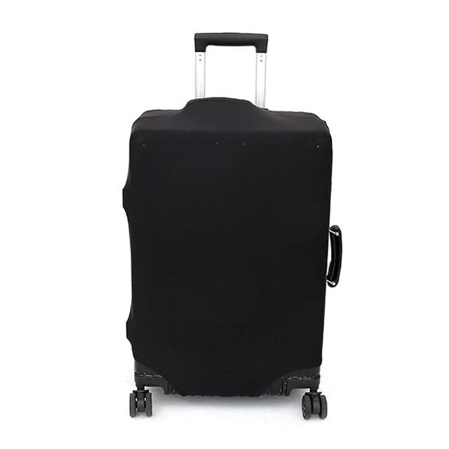 Elastic Travel Suitcase Cover - Protective Luggage Case Cover for 18-20 Inches - Durable and Stylish - Black-image-6