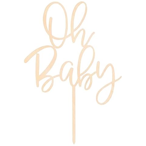 LOVENJOY Oh Baby Rustic Cake Topper Cover