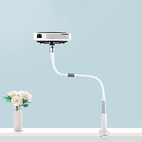 Soporte de proyector para cabecera de cama con cuello de cisne orientable de 360 grados 4