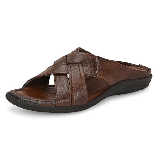 Image of Centrino Sandal for Men | Grip Insole for Stability | Modern Look with Straps | Comfortable Footwear (9772)