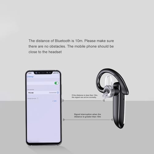 Auricular Bluetooth inalámbrico EIMSOAH para un oído miniatura 4