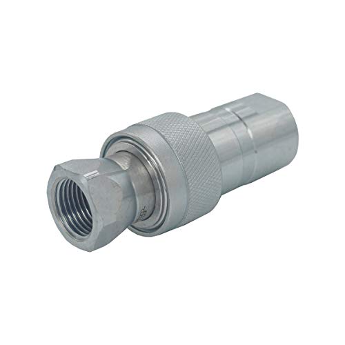 2-Sets 1/2'' Ag ISO5675 Carbon Steel Hydraulic Quick Connect Tractor Coupling/Coupler Poppet Valve，Pioneer Type, Set w/Dust Cap by Undercarriage - Used condition - Image 4