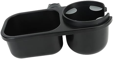 RiToEasysports Universal Stroller Snack Holder, 2 in 1 Cup Holder with 360 Degree Rotation, for Shopping Carts Travel — view 3