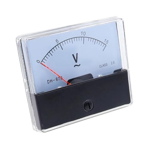Voltmètre analogique et testeur de tension alternatif AC 15V pour tableau DH-670