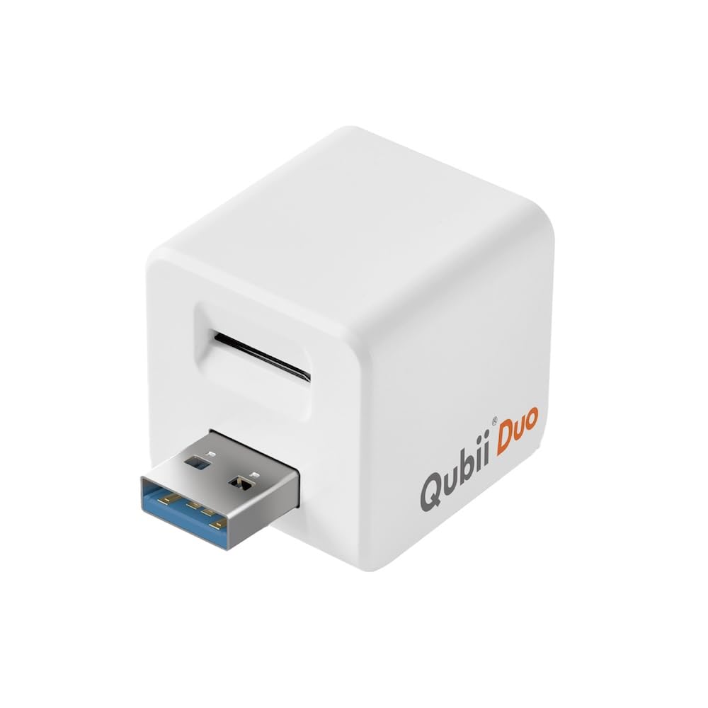 Amazon.co.jp: Maktar Qubii Duo USB Type A ホワイト (256GB microSD
