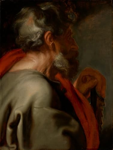 Toile l'Apôtre Simon Van Dyck pour salon et bureau