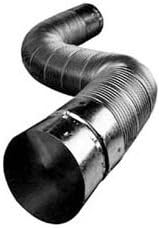 Metalbest 4DWC-2 DWC 4" Double Wall Flexible Type B Gas Vent 2-Foot Connector Le, Galvanized