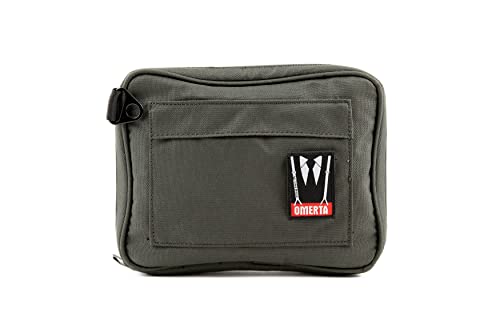 DIME BAGS Odor Sealing Padded Pouch, Carbon-Lined Smell Blocking Bag with Protective Interior for Glass & Gear, Water-Resistant Exterior, Low-Profile & Discreet (10 Inch, Green)