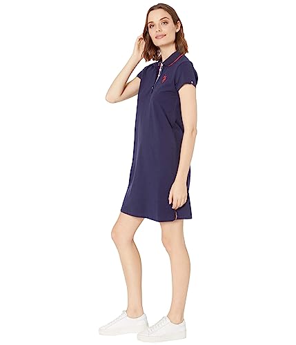 Image of U.S. POLO ASSN. Solid Polo Dress