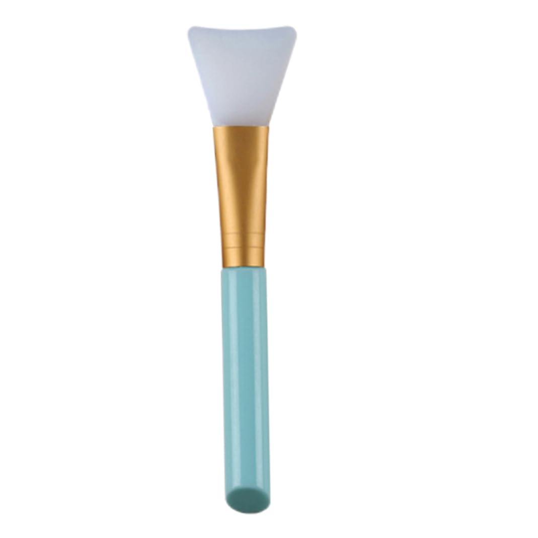 Silicone Facial Mask Brush Hairless Face Makeup Applicator Mud Mask Brush DIY Cosmetic Blue
