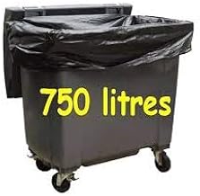 le plus de l'entretien Sac poubelle 750L - Noir - 50 count