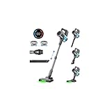 Cordless Vacuum Cleaner, 500W/40KPA Lightweight Stick Vacuum up to 40 mins...