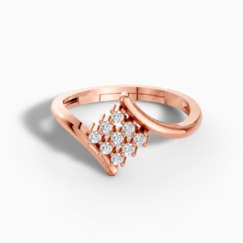 Image of Miss Highness 925 Pure Silver Statement Ring for Women |Minimal Design | Silver Jewellery With Authenticity Certificate | Gift for Girlfriend Wife | Daily Wear Ring