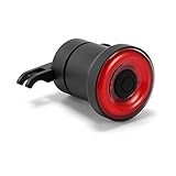 【 Correa ajustable de rápido paso: la longitud ajustable de la correa hace que sea posible instalar fácilmente en los asientos, casco y bolsas. Esta luz trasera para bicicleta es de fácil montaje.
