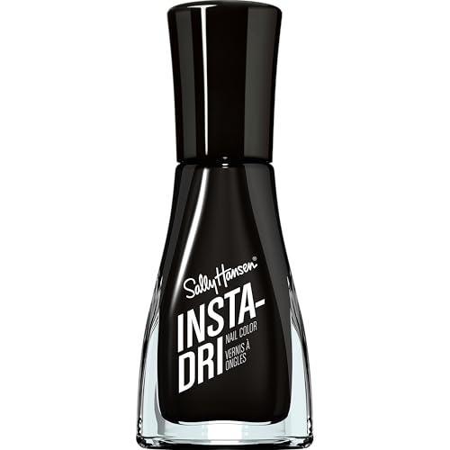 Sally Hansen Insta-Dri Esmalte de Uñas Tono 573 Black To Black - 9,7ml