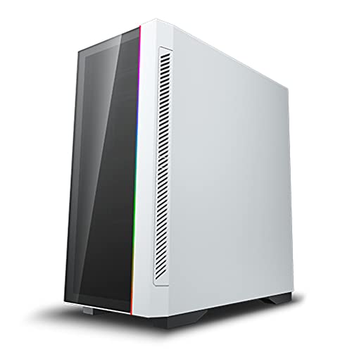 Image of DEEPCOOL MATREXX 55 V3 ADD-RGB WH Mid Tower Gaming Glass Cabinet Computer Case - White | Supports E-ATX /ATX /Micro-ATX /Mini-ITX (DP-ATX-MATREXX55V3-AR-WH)