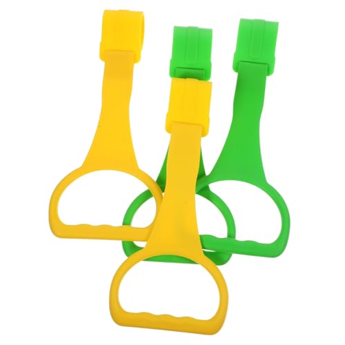 MOBUTOFU 4個ベビーベッド用プルリング 乳児用スタンドアップアシストリング 繊細な色合い 軽量で持ち運びやすい